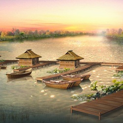 Пазл: Китайский пейзаж