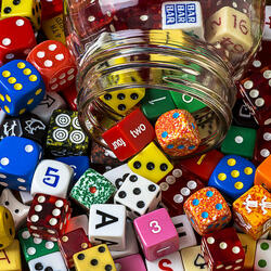 Пазл: Игральные кубики