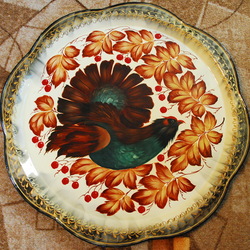 Пазл: Жостовский поднос