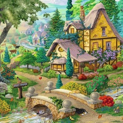 Пазл: Путь к западному дереву