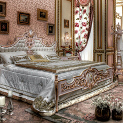 Пазл: Спальня в стиле барокко