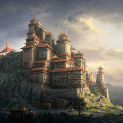 Пазл: Китайский монастырь