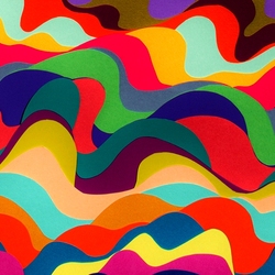 Пазл: Цветные разводы