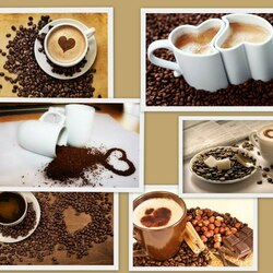 Пазл: Кофейный коллаж