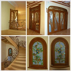 Пазл: Витражи в интерьере