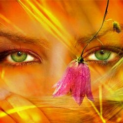 Пазл: Глаза, как зеркало души...