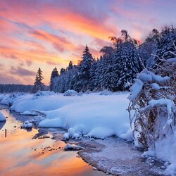 Пазл: Зимний пейзаж