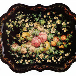 Пазл: Жостовский поднос