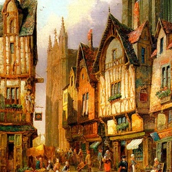 Пазл: В старом городе