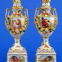 Пазл: Антикварные вазы