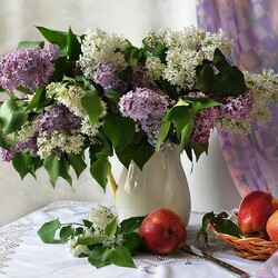 Пазл: Букет сирени