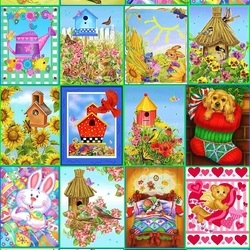 Пазл: Звери и птицы