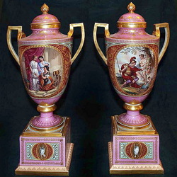 Пазл: Антикварные вазы