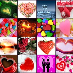 Пазл: Сердечки 