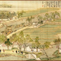Пазл: The Qianlong Emperor's Southern Inspection Tour / Южный инспекционный Тур императора Цяньлун 