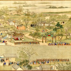 Пазл: Южный инспекционный Тур император Цяньлун 