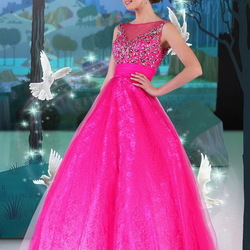 Пазл: Дизайнерское платье Disney Forever