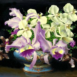 Пазл: Букет орхидей