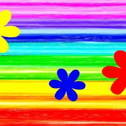 Пазл: Три цветка