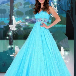 Пазл: Дизайнерское платье Disney Forever