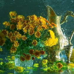 Пазл: Натюрморт с дождем