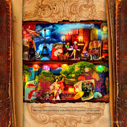 Пазл: Странный календарь библиотеки: Октябрь