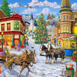 Пазл: Угловой магазин Агнес