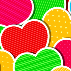 Пазл: Сердечки