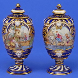 Пазл: Антикварные вазы