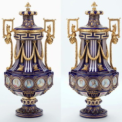 Пазл: Антикварные вазы