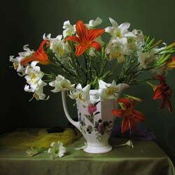 Пазл: Лилии