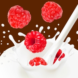 Пазл: Малина с молоком