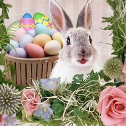 Пазл: Пасхальная открытка