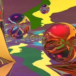 Пазл: Разноцветные шары