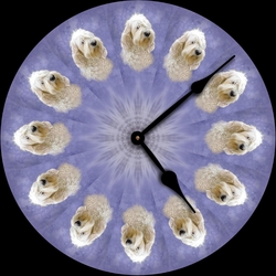 Пазл: Часы с собаками