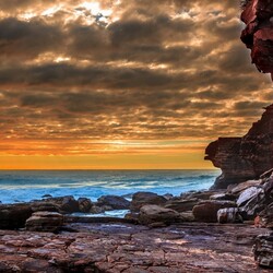 Пазл: Скалы у моря  