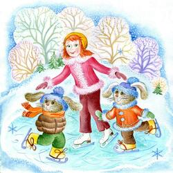 Пазл: На катке