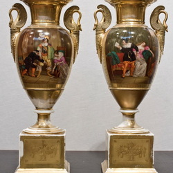 Пазл: Антикварные вазы