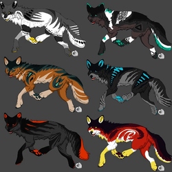 Пазл: Волки