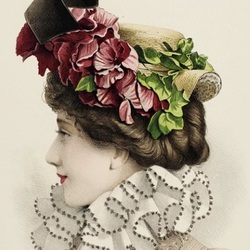 Пазл: Дама в шляпке