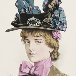 Пазл: Дама в шляпке