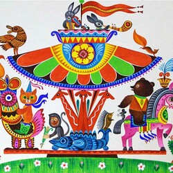 Пазл: Весёлая карусель