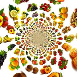 Пазл: Фруктово-ягодный