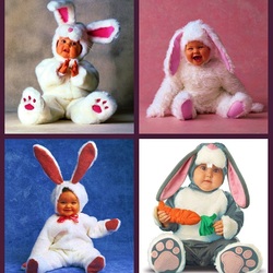 Пазл: Зайчики