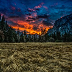 Пазл: Горы закат   