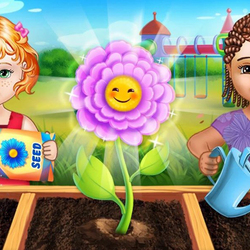 Пазл: Сажаем цветочки