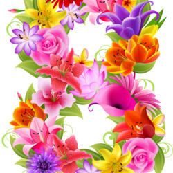 Пазл: 8 Марта