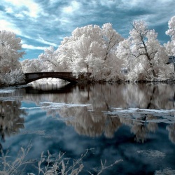 Пазл: Мостик через реку 