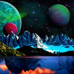 Пазл: Чужая планета   