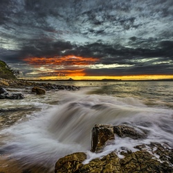 Пазл: Побережье закат   